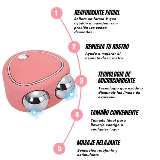Masajeador Facial Micro Corriente Reafirmante